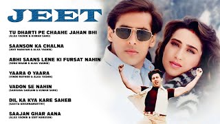 Jeet Movie  Audio Jukebox  Salman Khan  Karisma Kapoor  Sunny Deol  Best Bollywood Songs [upl. by Tessil103]