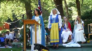 11 Swedish American Patriotic Leagues 130th Midsummer at Sveadal 01322mts [upl. by Ulla390]