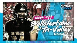 Bellefontaine at TriValley 🏈  Playoff Highlight 102921 [upl. by Thorwald]