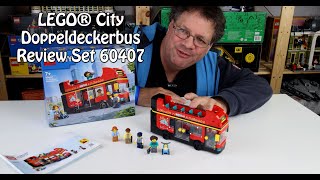 Review LEGO Doppeldeckerbus City Set 60407 [upl. by Alisen534]