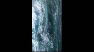 Mesmerizing motion of waves swelling seascapes video seastorm waves mare nature amazing [upl. by Leorsiy]