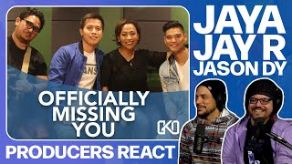 PRODUCERS REACT  Jaya Jay R Jason Dy Officially Missing You Reaction [upl. by Ailahtan]