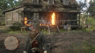 RDR2  The Aberdeen Couple Burns Longer Than Other NPCs [upl. by Denton]