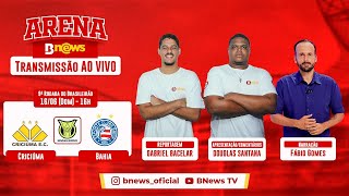 CRICIÚMA X BAHIA AO VIVO  ARENA BNEWS 9ª RODADA DO BRASILEIRÃO [upl. by Ahseneuq]