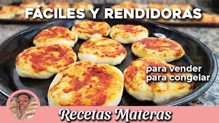 PIZZETAS CASERAS  con 1 kg de harina  receta ECONOMICA [upl. by Ahsirpac733]