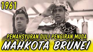 1961 ISTIADAT TANPA KERUSI  Pertabalan Pewaris Sultan Brunei Pengiran Muda Hassanal Bolkiah [upl. by Hama]