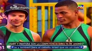 COMBATE Mario Hart y Pantera Zegarra se Molestan con Andres 170713 [upl. by Basir]