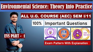 Environmental Science Theory Into Practice 100 Important Question Answers  All UG Course Part 1 [upl. by Drofhsa]