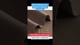 Best NICETOWN Kitchen Blackout Window Curtains Elevate Style and Privacy in Your Home 🏡 home [upl. by Anwahsit960]