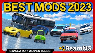 BEST BeamNG Mods 2023 Vs CHAOTIC Christmas Map [upl. by Nevets]