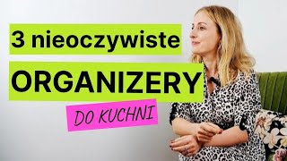 🫙🫘3 NIEOCZYWISTE ORGANIZERY DO KUCHNI których używam jako profesjonalna organizatorka domu🏡 [upl. by Eiramac]