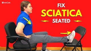 Best Seated Sciatica Exercises for Instant Pain Relief [upl. by Orin241]