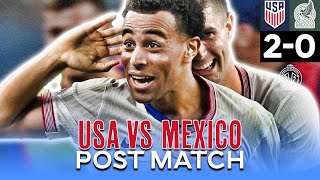 DOS A CERO USMNT vs Mexico Nations League Reaction with Coach Beard  Men in Blazers postmatch [upl. by Noreh877]