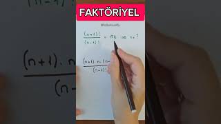 FAKTÖRİYEL faktöriyel [upl. by Lauber136]