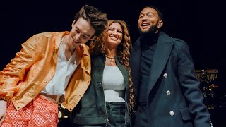 Jacob Collier John Legend amp Tori Kelly  Bridge Over Troubled Water Live at The Greek Theatre [upl. by Etnaik]