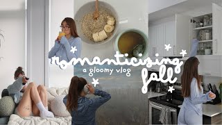 romanticizing fall 🕯️🍂 a gloomy vlog [upl. by Duggan]