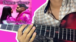 Dame Amor Officialalex425 y Oscar Maydon tutorial requinto y acordes [upl. by Llenil574]