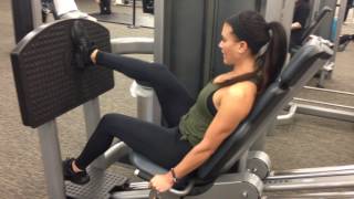 Single leg Leg Press Seated [upl. by Nudnarb]