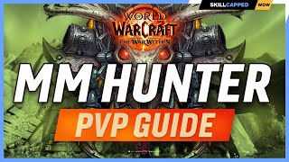 Marksmanship Hunter The War Within PvP Guide  Best Hero Talents PvP Talents Race Gear amp Macros [upl. by Gaither]