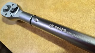 Vanpo 34quot Drive 750 FtLbs Large Torque Wrench Review [upl. by Spieler160]