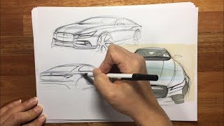 ssangyong chairman renewal car design sketch [upl. by Minetta845]