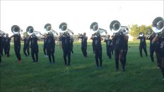 2017 Bluecoats hornline  baritones [upl. by Aivonas860]