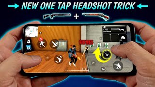 Handcam  New One Tap Headshot Trick 😈  M1887  M1014  New Headshot Trick Free Fire quot [upl. by Bullen]