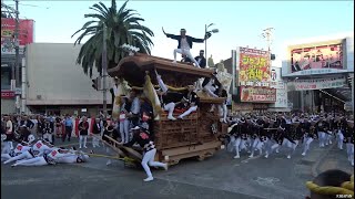 令和6年 岸和田だんじり祭 曳き出し 駅前 Kishiwada Danjiri Matsuri20240914 [upl. by Aimaj638]