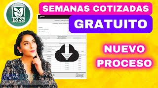 Nuevo Proceso 2024 Consultar Semanas Cotizadas IMSS 2024 [upl. by Cinom]