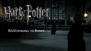 McGonagall vs Snape  Harry Potter and the Deathly Hallows Part 2 Complete Score Film Mix [upl. by Ellenig]