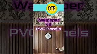 PVC Wall Panel Vs Wallpaper what is better for Walls PVCvsWallpaper PVCpanels Wallpapers [upl. by Suilenrac]