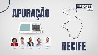 ELEIÇÕES 2024 Resultado da apuração de votos para prefeito e vereadores do Recife [upl. by Sprague841]