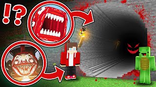 MAIZEN JJ and Mikey Found Train Eater amp Charles Longest Tunnel Story  Minecraft Animation JJampMikey [upl. by Noeruat]