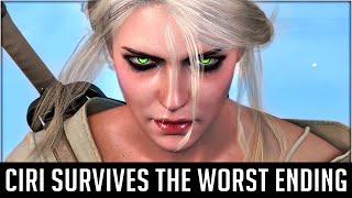 The Final Witcher 3 SECRET  Ciri Survives The Worst Ending [upl. by Just]