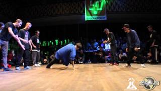 Illusion Of Exist vs Funk Fockers  BBoy World  BREAKING 3on3 EIGHTFINAL  FLOOR WARS 2013 [upl. by Adierf]