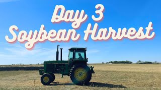 SOYBEAN HARVEST Day 3 SNEAK PEEK AT THE END [upl. by Anigal228]