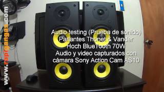 Audio testing Thonet and Vander Hoch BT 70W Prueba de audio parlantes 3 [upl. by Chao]