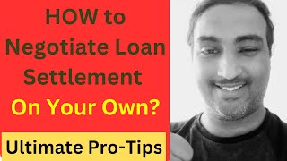 HOW to Negotiate Loan Settlement On Your Own loansettlementkaisekare [upl. by Davenport]