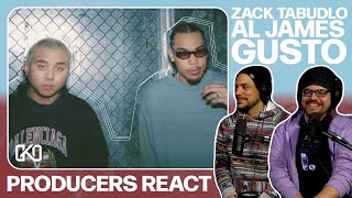 PRODUCERS REACT  Zack Tabudlo Al James Gusto Reaction [upl. by Sitof]