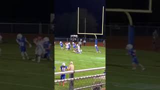 Junior for extra point bad snap protects and tackle 2 point aversion was good after a bad snap [upl. by Ailemac]