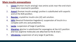 Insulin Analogues used in diabetic patients [upl. by Ricca854]