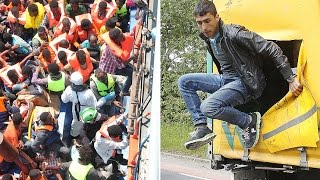 How illegal immigrants enter the UK [upl. by Hallock]