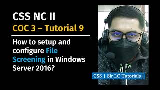 Windows Server 2016 Tutorials  9 File Screening Method 1 [upl. by Hollington]