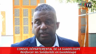 Conseil Départemental de la Guadeloupe  Renforcer les Solidarités en Guadeloupe [upl. by Yxel]