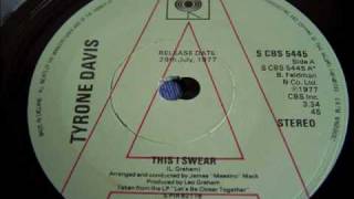 Tyrone Davis This I Swear 1977 Souldisco [upl. by Nagirrek]