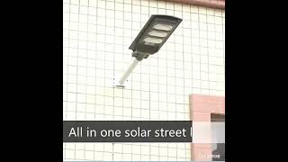 All One Solar Street Light 2024 solar solarfloodlights [upl. by Millar819]