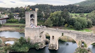 Старовинне містечко Besalú Каталонія Іспанія 🇪🇸 4K [upl. by Adnolor226]