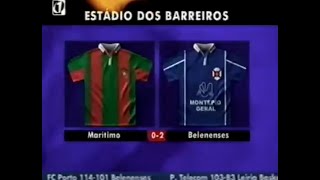 Marítimo 02 Belenenses Época 200102 [upl. by Brittany]