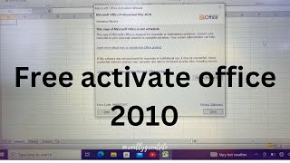 How to activate office software 2010 FREE  Free activate office software 2010  Ali Tech Easy [upl. by Sirroned]