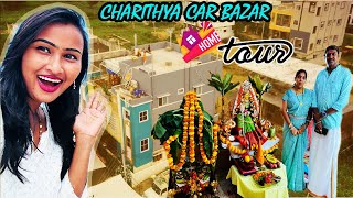 Charithya Car Bazar Home Tour  Charithyacarbazar  Charithyacar bazar complete home tour in telugu [upl. by Ahtabat]